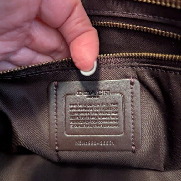 Coach Small Dreamer Satchel Burgundy 38551 - Picture 6 of 16